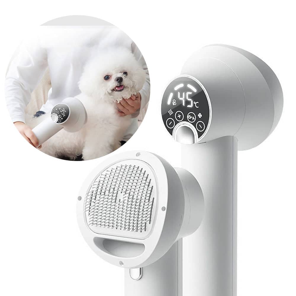 Smart Pet Hair Dryer & Comb Grooming Tool