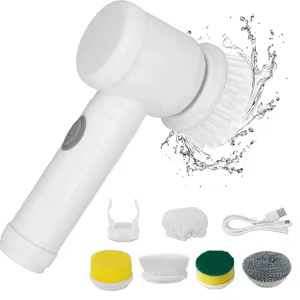 5 in 1 Electric Cleaning Brush Bathroom Scrub Kitchen Cleaning Tool