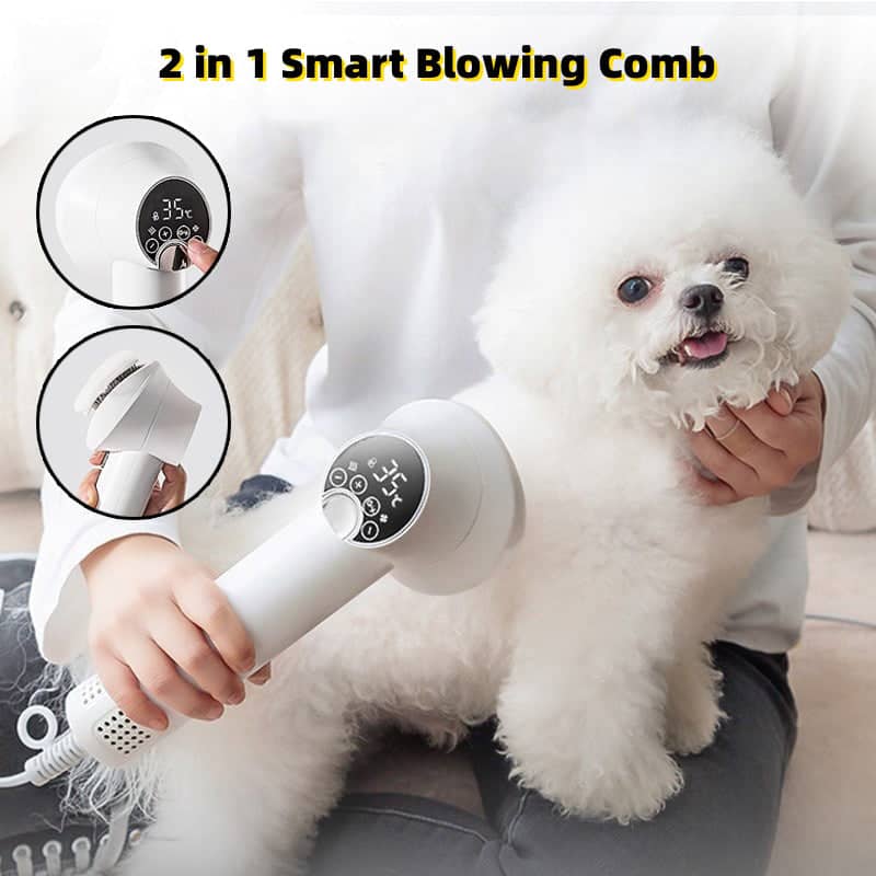 Smart Pet Hair Dryer & Comb Grooming Tool - Image 2